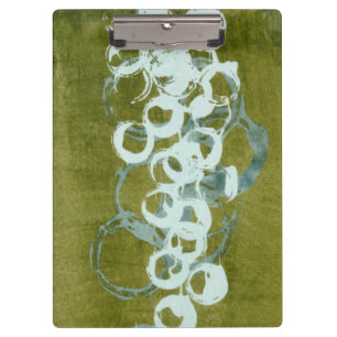 Grüne Kugeln I Klemmbrett