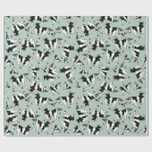 Grüne Kühe Geschenkpapier (Flach)