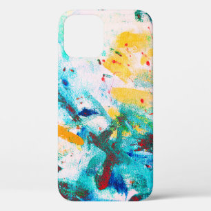 Grüne künstlerische Leinwand. Lila kühle Illustrat Case-Mate iPhone Hülle