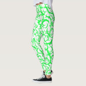Grüne Kurven Leggings (Links)