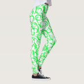 Grüne Kurven Leggings (Rechts)