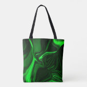 Grüne Kurven, vernickelt gefaltet, dunkler Hinterg Tasche (Rückseite)