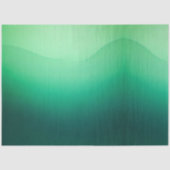 Grüne Küstenlandschaft Seidenpapier (Vorderseite)