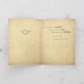 Grüne Labyrinth-Erholung Jahrestag Karte (Innenseite)