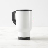 Grüne Ladybug-Tasse Reisebecher (Vorderseite Links)