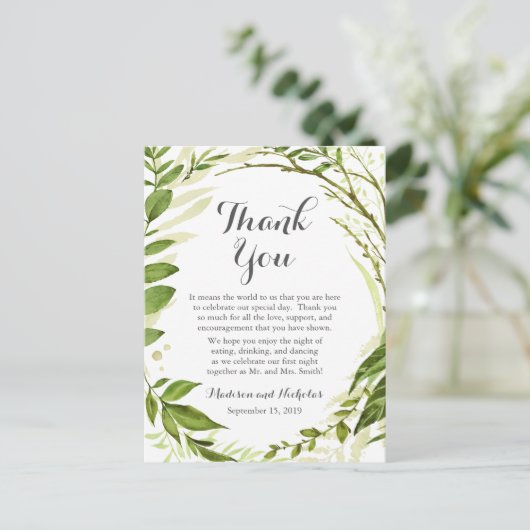 Grüne Lage dank Karte rustikale Vegetation (Stehend Vorderseite)