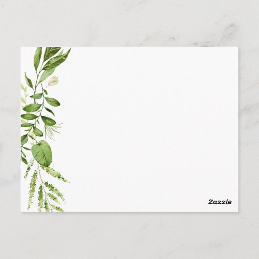 Grüne Lage dank Karte rustikale Vegetation (Rückseite)