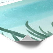 Grüne Lagune Poster (Ecke)