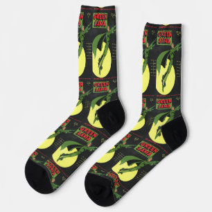 Grüne Lama-Aktionssocken Socken