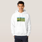 Grüne Landschaft Hoodie (Vorne ganz)