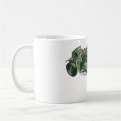 Grüne Landschaft Land Rover Cutaway Tasse (Links)