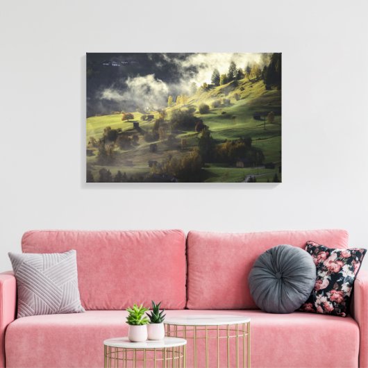 Grüne Landschaft Leinwanddruck (Insitu (Wohnzimmer))