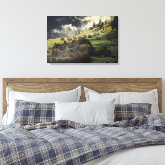 Grüne Landschaft Leinwanddruck (Insitu (Schlafzimmer))