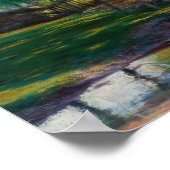 Grüne Landschaft mit einem Bach (1891) Wladyslaw P Poster (Ecke)