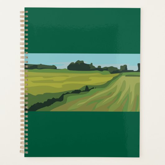 Grüne Landschaft Planer (Vorderseite)