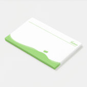 Grüne Landschaft Post-it Klebezettel (angewinkelt)