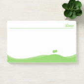 Grüne Landschaft Post-it Klebezettel (Büro)