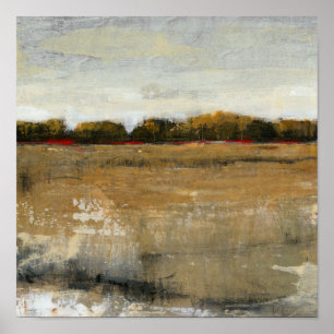 Grüne Landschaft Poster