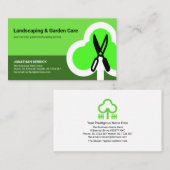 Grüne Landschaft Schicht Kreativer Baumgarten Visitenkarte (Vorne/Hinten)
