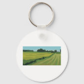 Grüne Landschaft Schlüsselanhänger (Vorderseite)