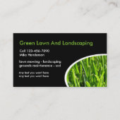 Grüne Landschaftskarten Visitenkarte (Vorderseite)