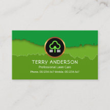 Grüne Landschaftsschichten und Gartenbauer