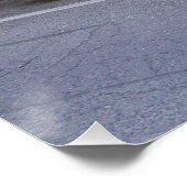 Grüne Landstraße Poster (Ecke)