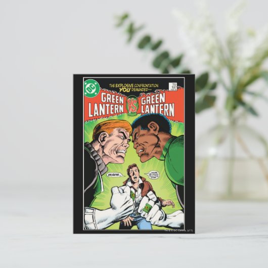 Grüne Lantern / Grüne Lantern Postkarte (Stehend Vorderseite)