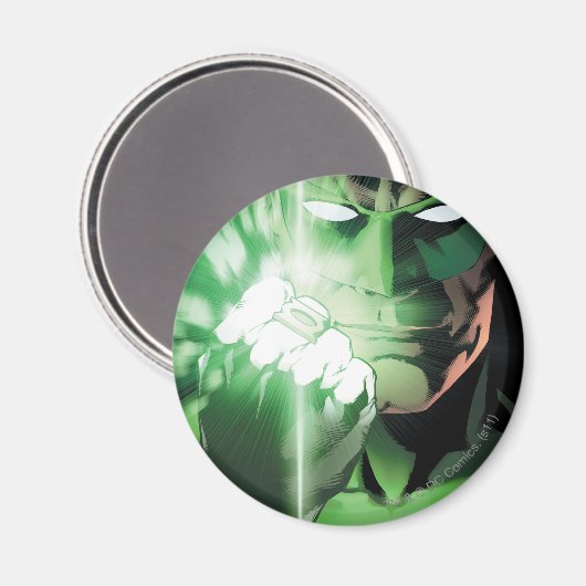 Grüne Lantern nah Magnet (Vorderseite/Rückseite)