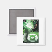 Grüne Lantern nah Magnet (Vorderseite/Rückseite)