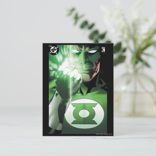 Grüne Lantern nah Postkarte (Stehend Vorderseite)