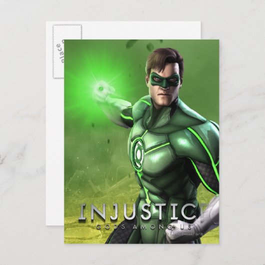 Grüne Lantern Postkarte (Vorne/Hinten)