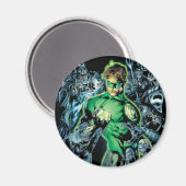 Grüne Lantern Umgeben - Farbe Magnet (Vorderseite/Rückseite)