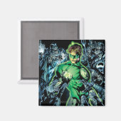 Grüne Lantern Umgeben - Farbe Magnet (Vorderseite/Rückseite)