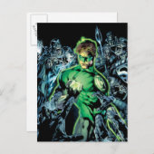 Grüne Lantern Umgeben - Farbe Postkarte (Vorne/Hinten)
