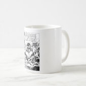 Grüne Lanterneien, schwarz und weiß Kaffeetasse (VorderseiteRechts)