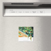 Grüne Lanterns fliegen im Weltraum Magnet (In Situ (Geschirrspüler))