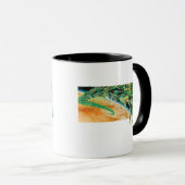 Grüne Lanterns fliegen im Weltraum Tasse (VorderseiteRechts)