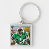 Grüne Lanterns fliegen Schlüsselanhänger (Vorne)