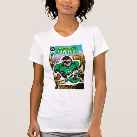 Grüne Lanterns fliegen T-Shirt (Vorderseite)