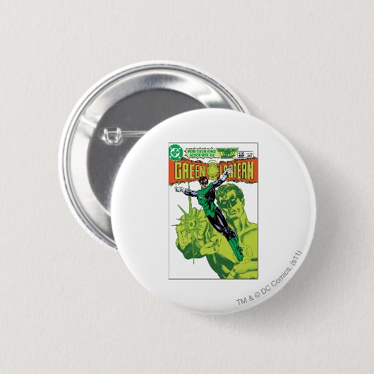 Grüne Laterne - Aktions-Comic-Abdeckung Button (Vorne & Hinten)