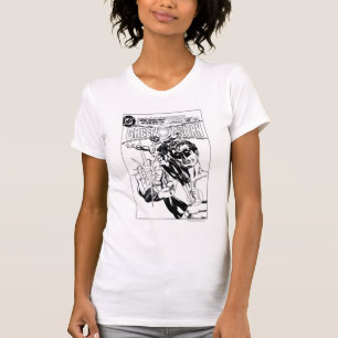 Grüne Laterne - Aktions-Comicabdeckung, Schwarzes T-Shirt