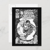 Grüne Laterne - Alles beginnt hier, Schwarz und We Postkarte (Vorne/Hinten)