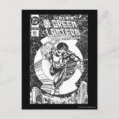 Grüne Laterne - Alles beginnt hier, Schwarz und We Postkarte (Vorderseite)