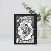 Grüne Laterne - Alles beginnt hier, Schwarz und We Postkarte (Stehend Vorderseite)