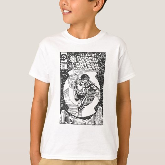 Grüne Laterne - Alles beginnt hier, Schwarz und We T-Shirt (Vorderseite)