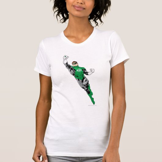 Grüne Laterne - Aufblasen T-Shirt (Vorderseite)
