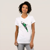 Grüne Laterne - Aufblasen T-Shirt (Vorne ganz)
