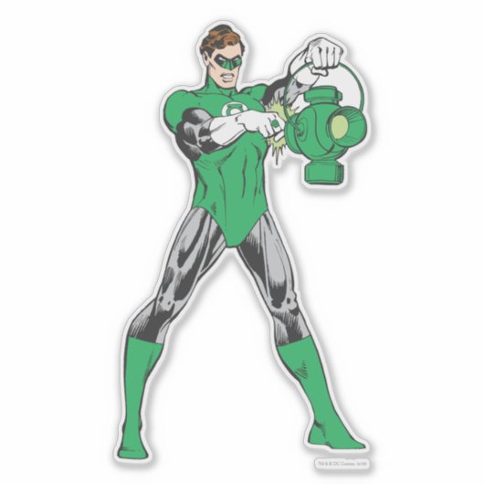 Grüne Laterne Aufkleber (Vorderseite)