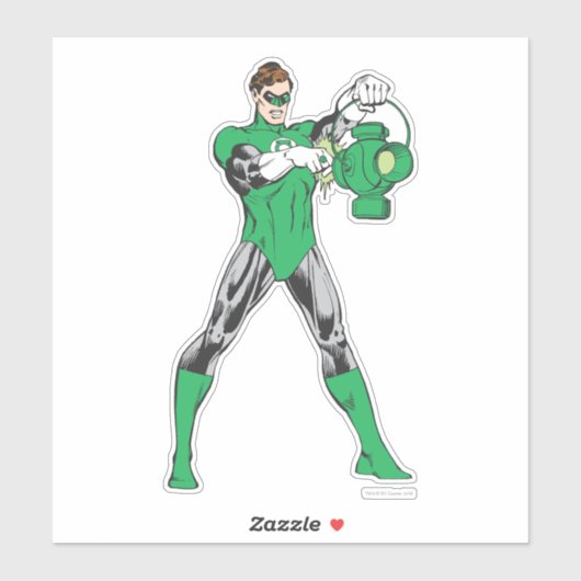 Grüne Laterne Aufkleber (Blatt)